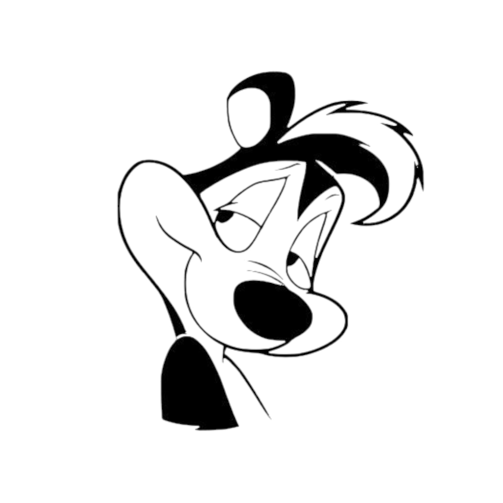 Pepe Le Pew Vinyl Decal Sticker -Multiple Colors & Sizes- SHIPS FREE!