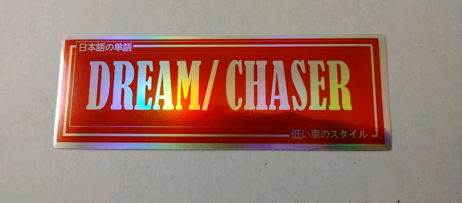 JDM Tuner Drift Auto Japan Racing Car Holo Foil Window Bumper Sticker Decal