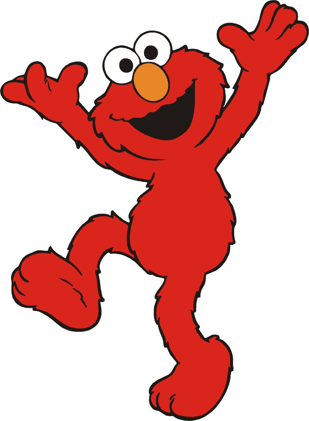 Elmo Vinyl Sticker Decal 14″ (full color)