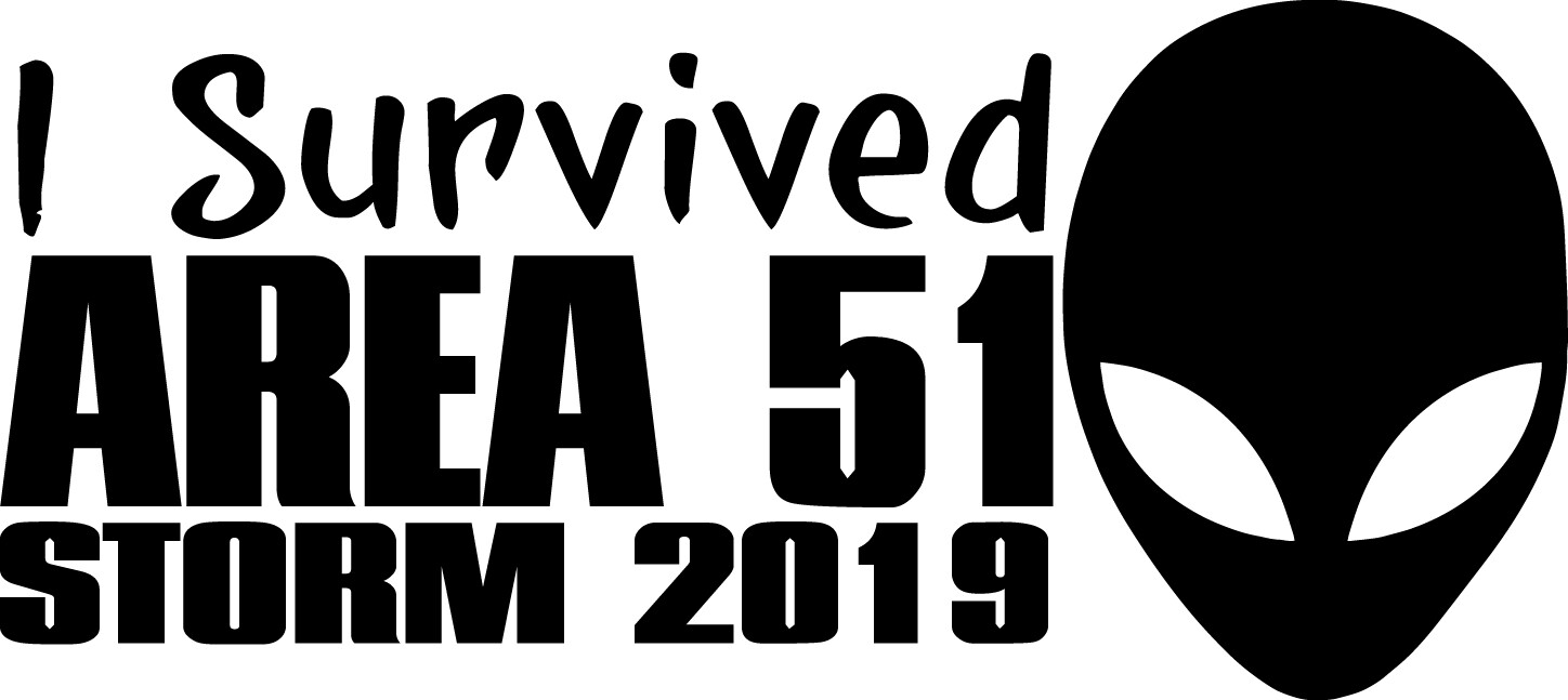 2.75″ I Survived Area 51 Storm 2019 Alien Decal Window Sticker Car Space Greys