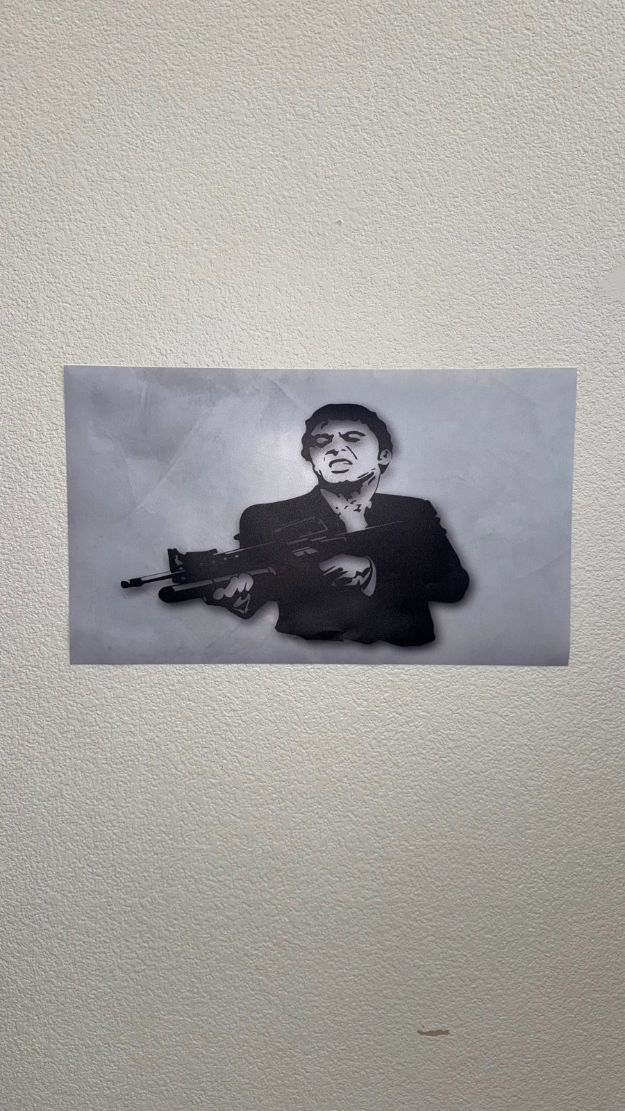 25″ Tony Montana Scarface Wall Sticker Decal – Iconic Movie Art – Easy Peel & S