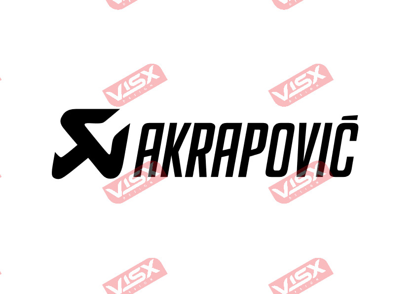 Akrapovic Sticker Decal Exhaust Car Motorcycle Vinyl Racing Performance