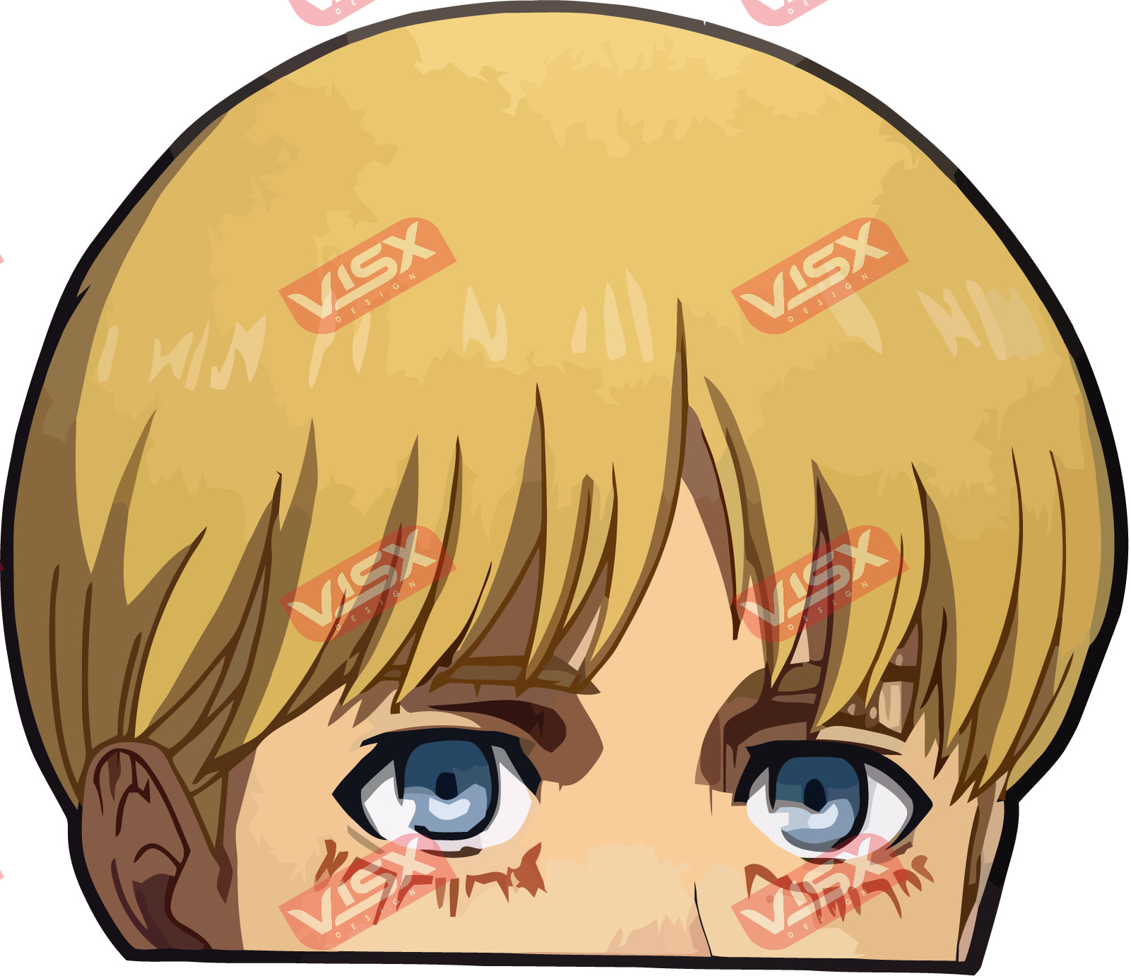 Attack On titan Peeker decal Anime Car Window Sticker Armin Bumper