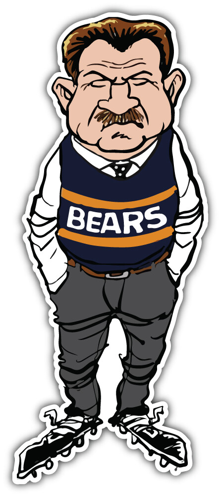 Chicago Bears NFL Football Sport Logo Car Bumper Sticker Decal ”SIZES”