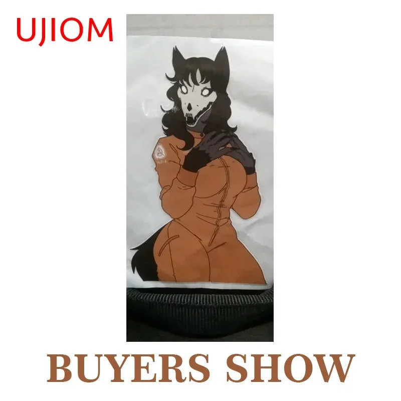 UJIOM for Mal0 Furry Waifu Anime Wall Stickers Waterproof Decals Living Room