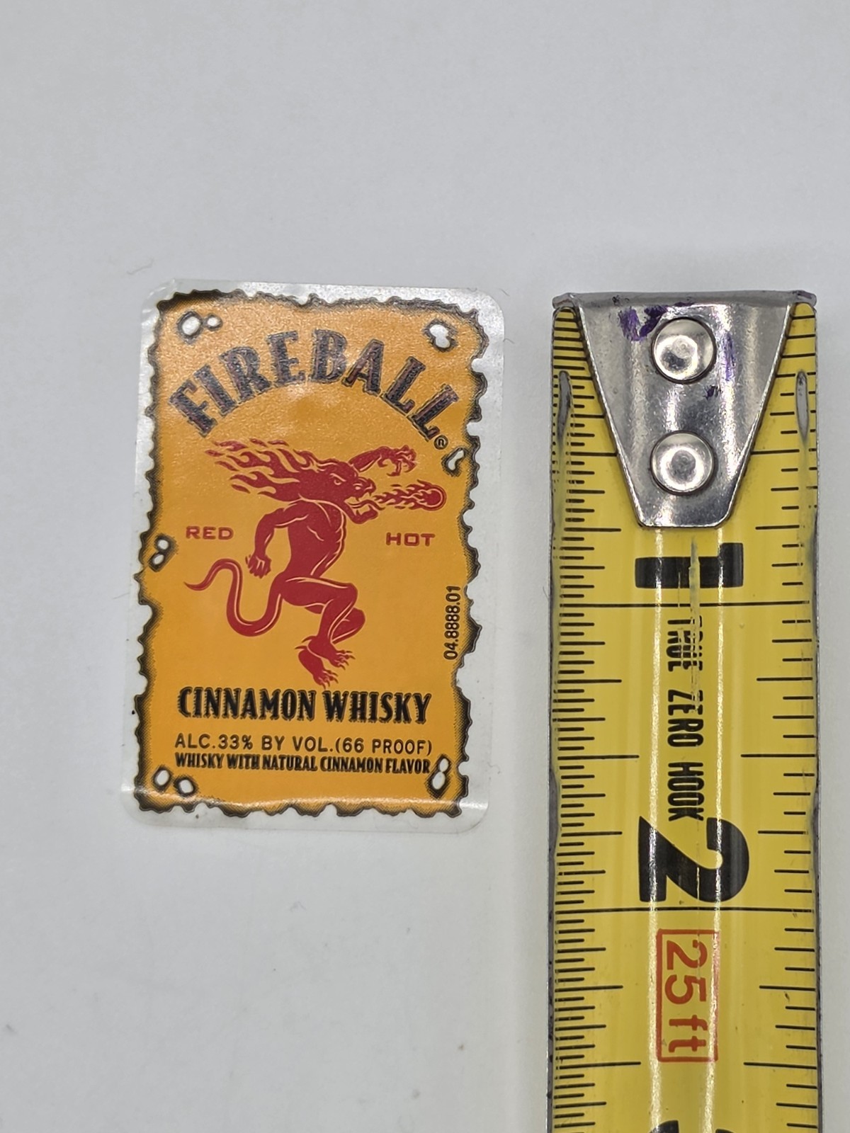 (10)Fireball Logo Stickers Waterproof Vinyl Decal Die-Cut Laptop 1.25″ W X 1.75H