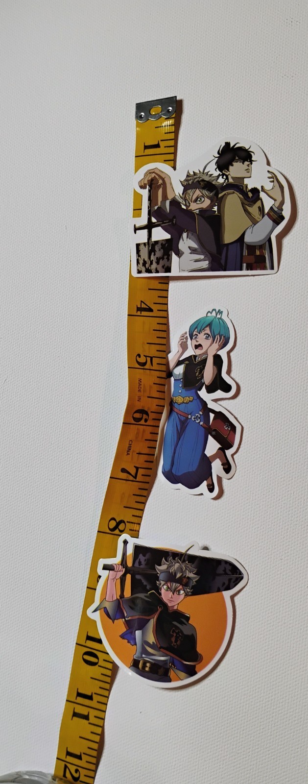 10 PC Custom “Black Clover” Vinyl Stickers Random Selection No Duplicates