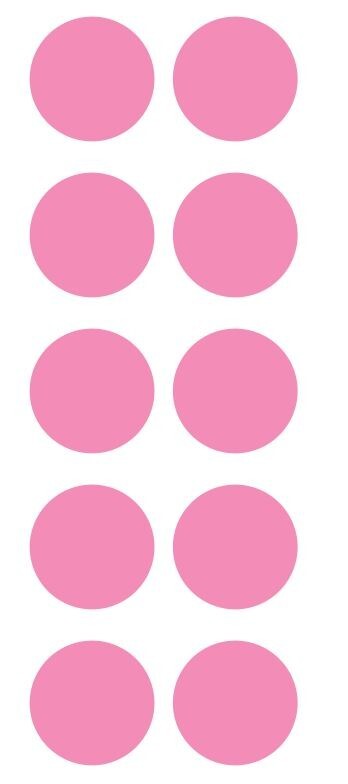 1.5″ Red Round Label Dots Stickers Color Coding Inventory 1.5 Inch Dot