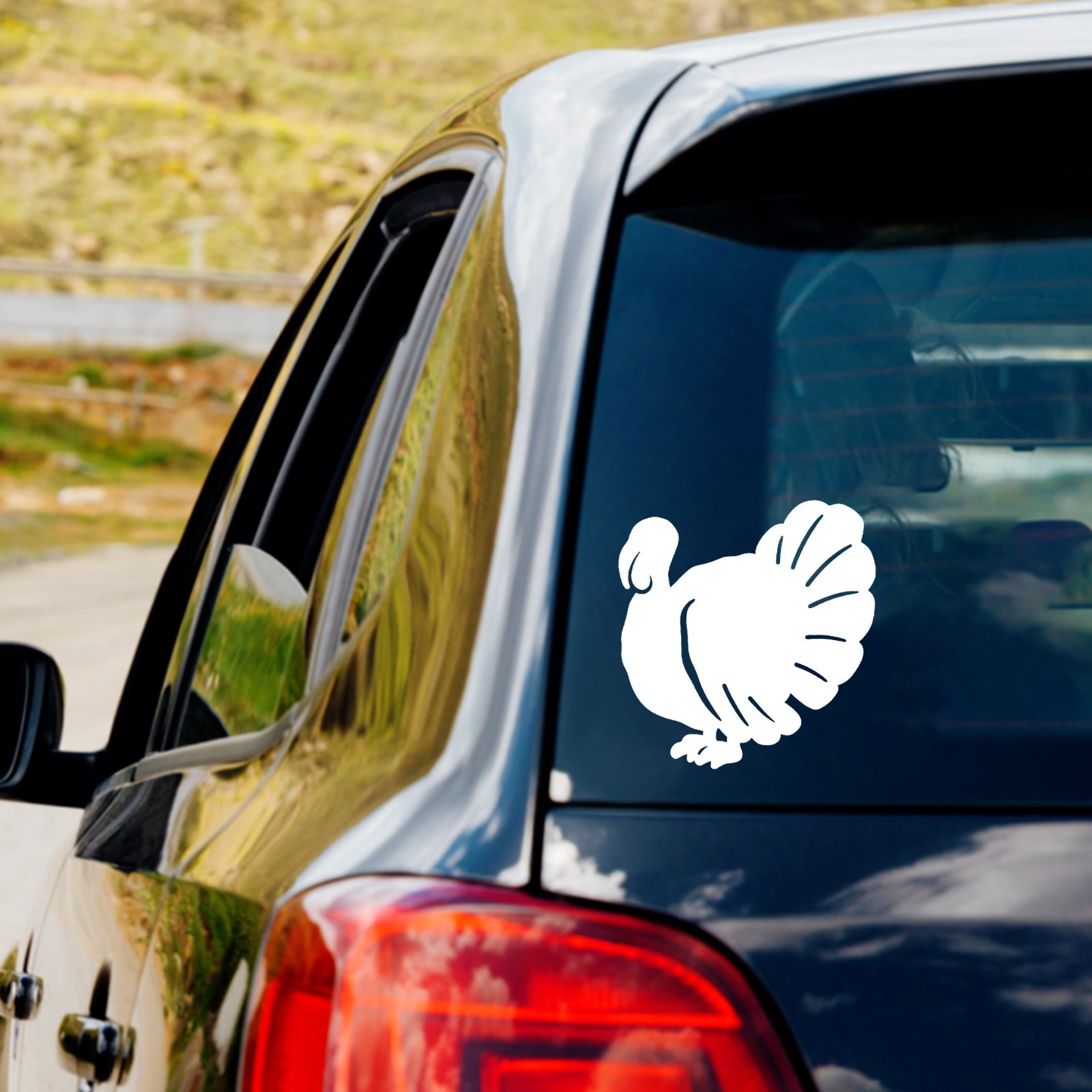 Turkey Thanksgiving Vinyl Decal Sticker Car Truck Window Gobble