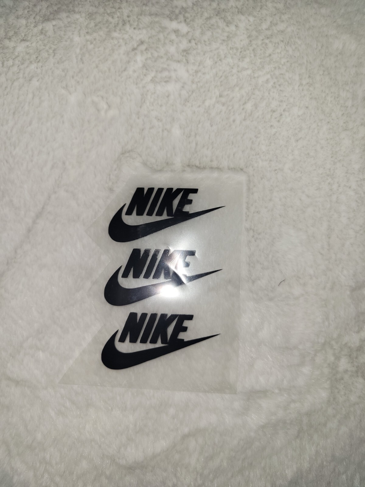 Sheet of 3 2″ Nike Swoosh Logo Iron-On Decal / FREE SHIPPING with in the US