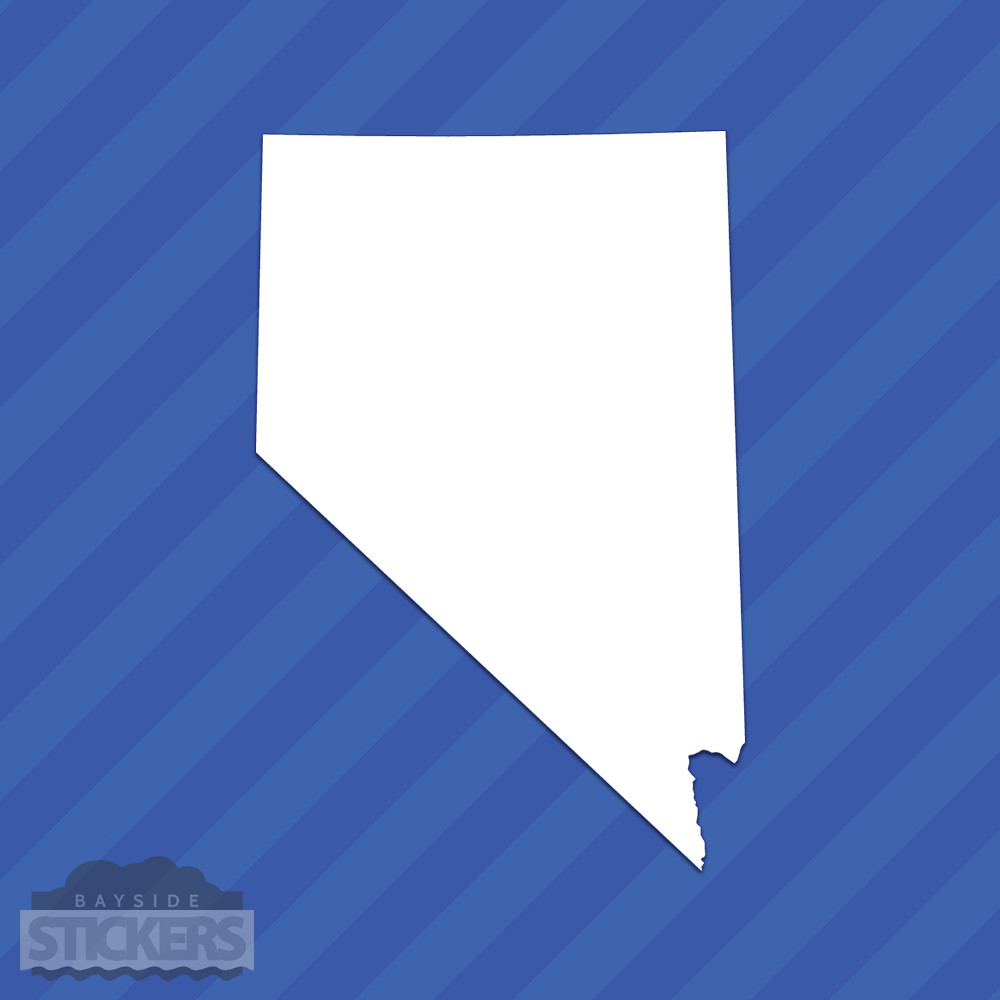 Nevada NV State Outline Vinyl Decal Sticker