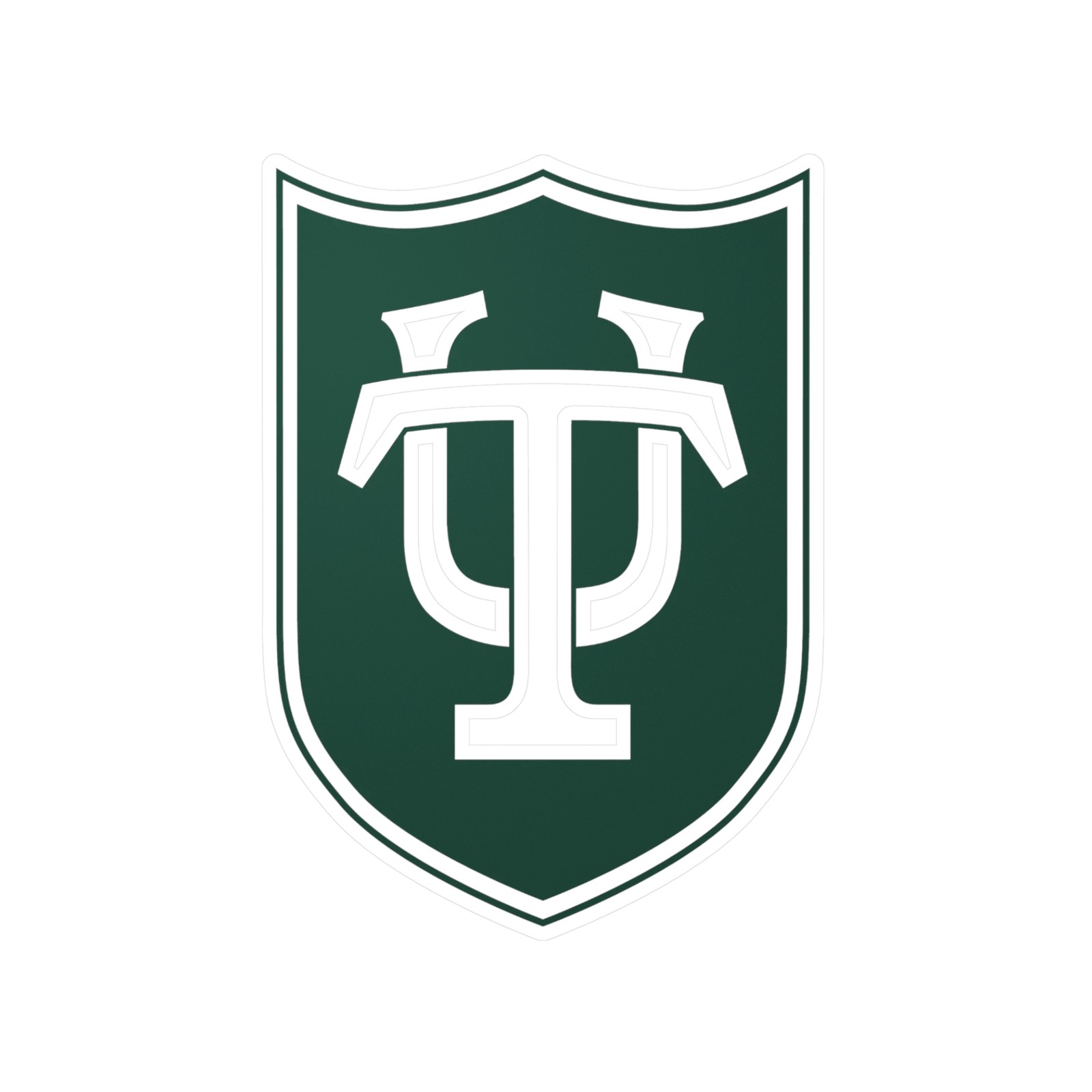Tulane University Green Wave Kiss-Cut Vinyl Decals, Cell, Skate, Laptop