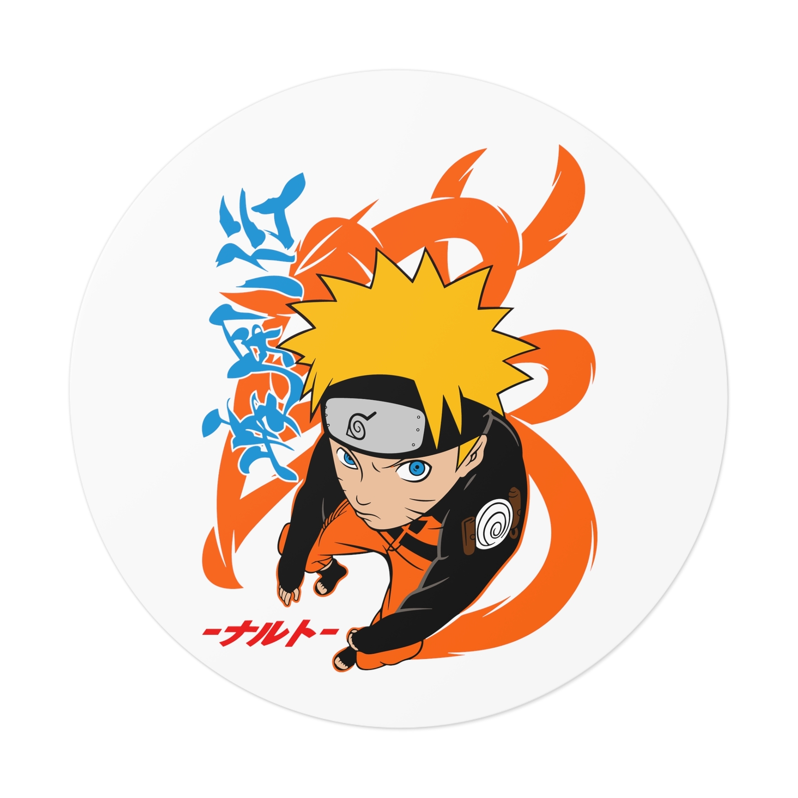 Naruto Action Pose Vinyl Sticker: Shippuden Shinobi Spirit Unleashed