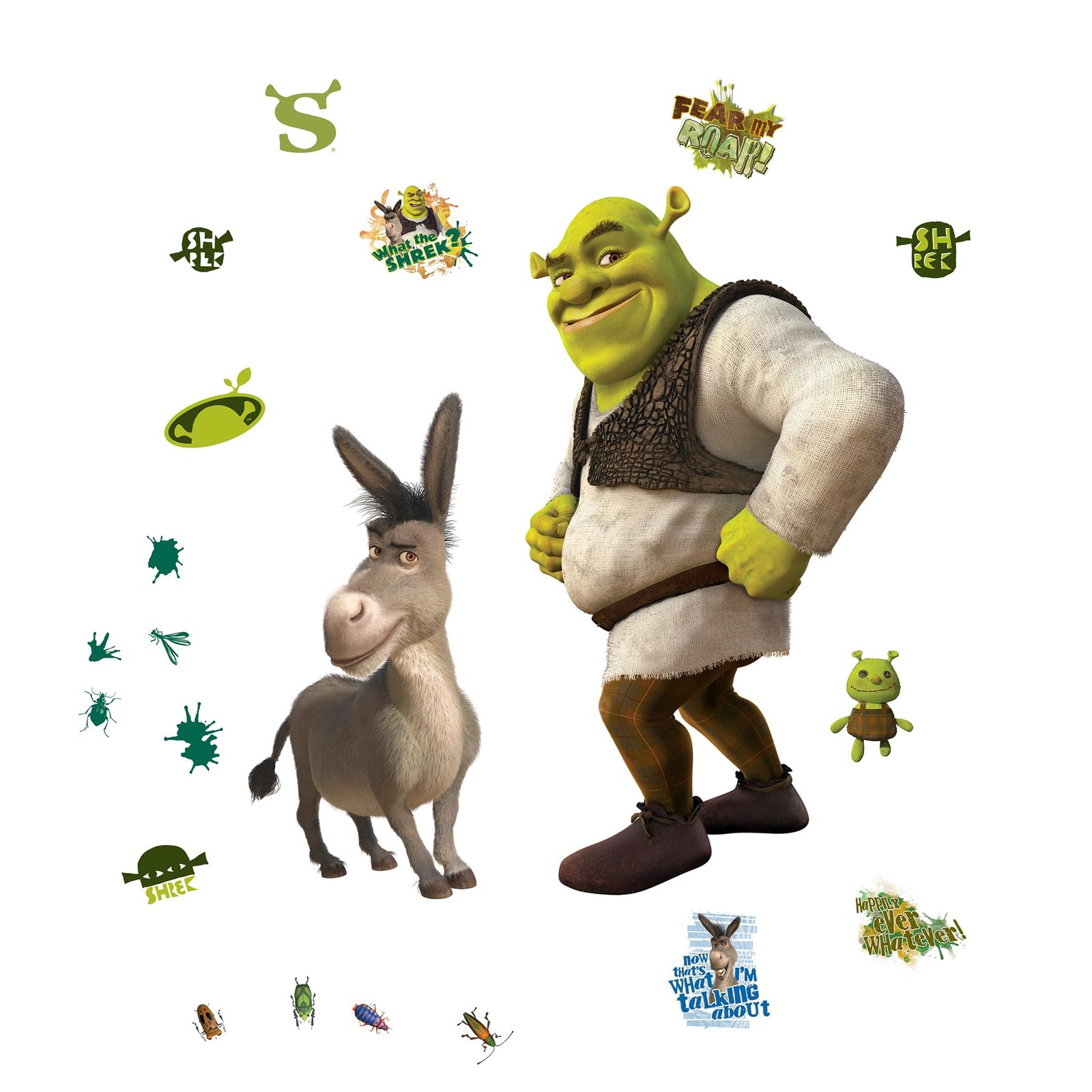 Shrek and Donkey Wall Decals, RMDM5561