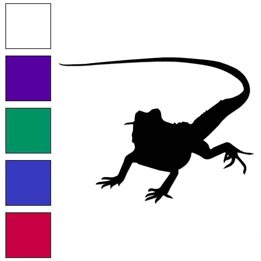 Lizard Iguana Reptile, Vinyl Decal Sticker, Multiple Colors & Sizes #6803
