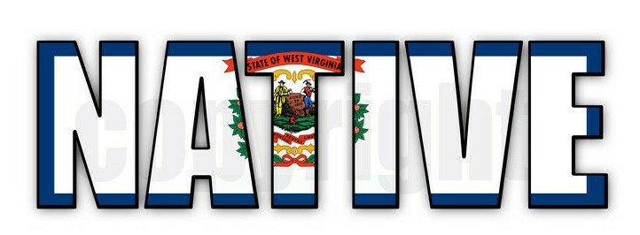West Virginia Native Flag Stickers Native West Virgina Flag Decals