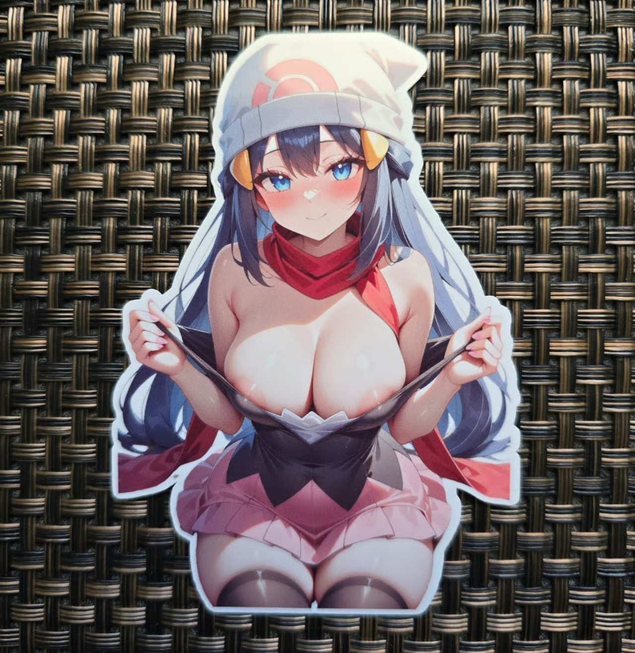 Dawn Pokemon busty kawaii waifu sticker