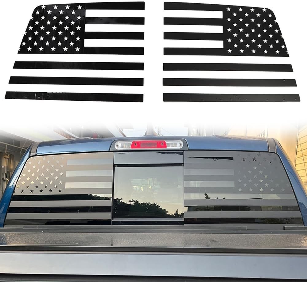 Rear Window Decals Back Windshield Glass Emblem Stickers for Dodge Ram 2009