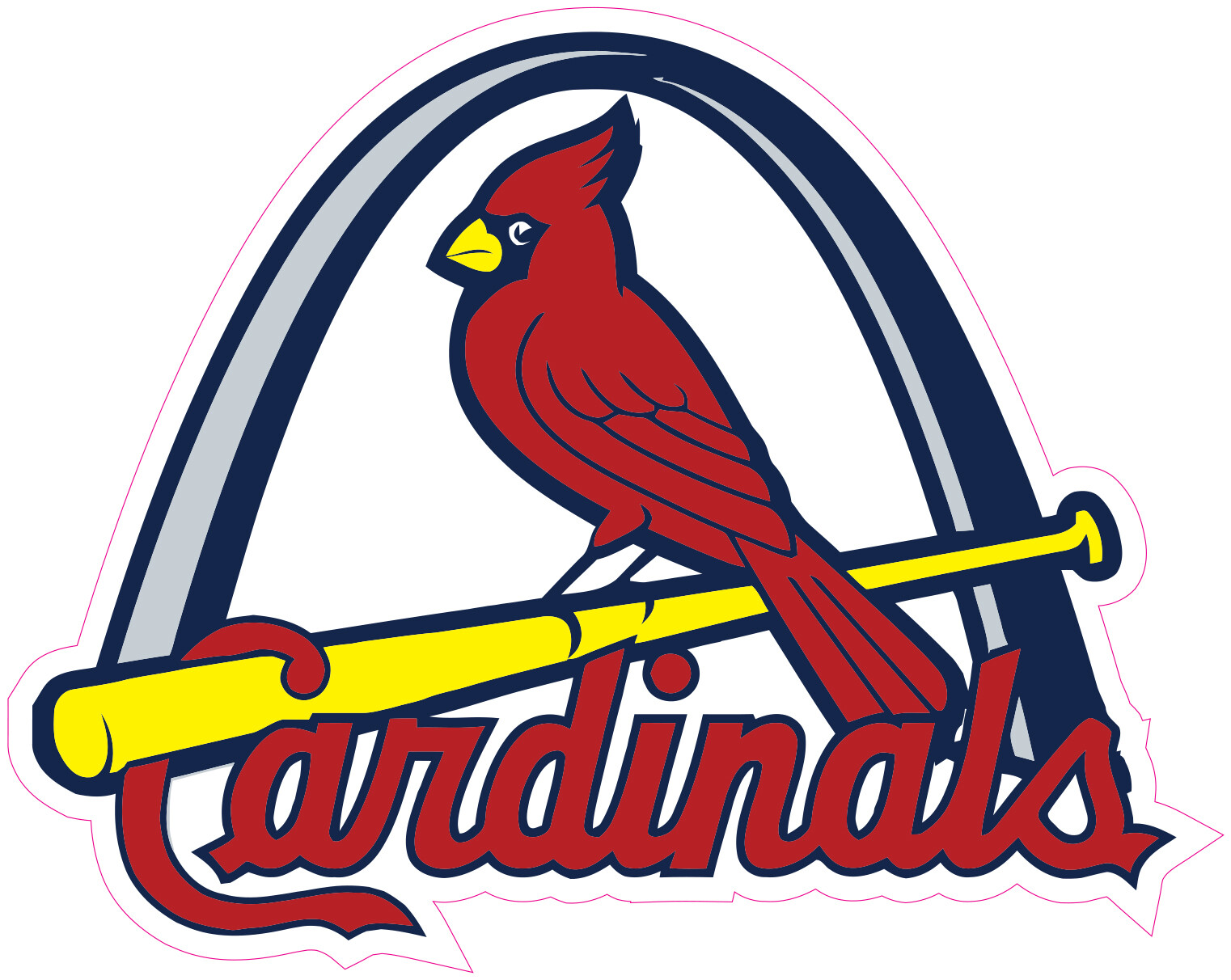 St. Louis Cardinals Baseball Vinyl Decal Sticker Car Truck Bumper Tumbler Mug
