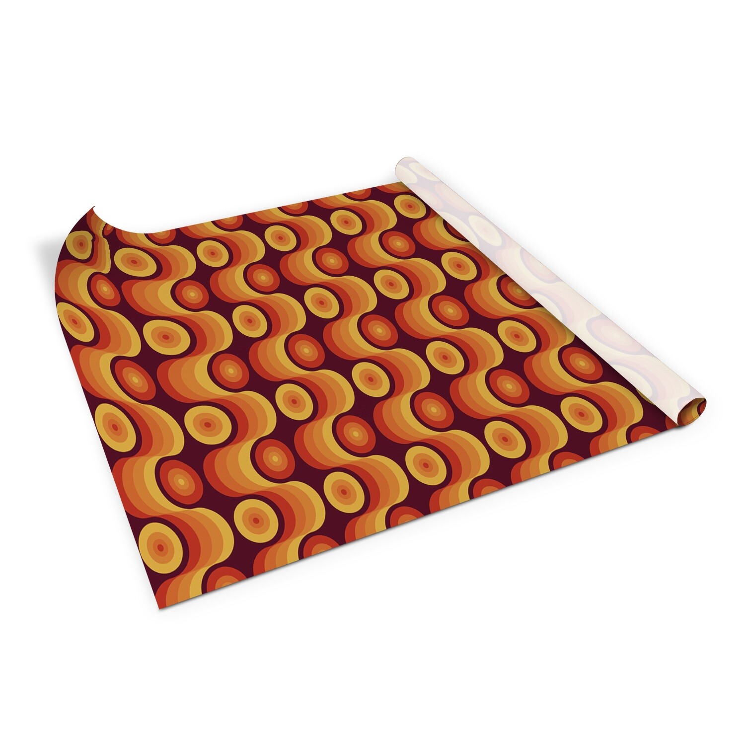 Worktop Covering Stickers Self Adhesive Vinyl Wrap 70s retro pattern 100×50