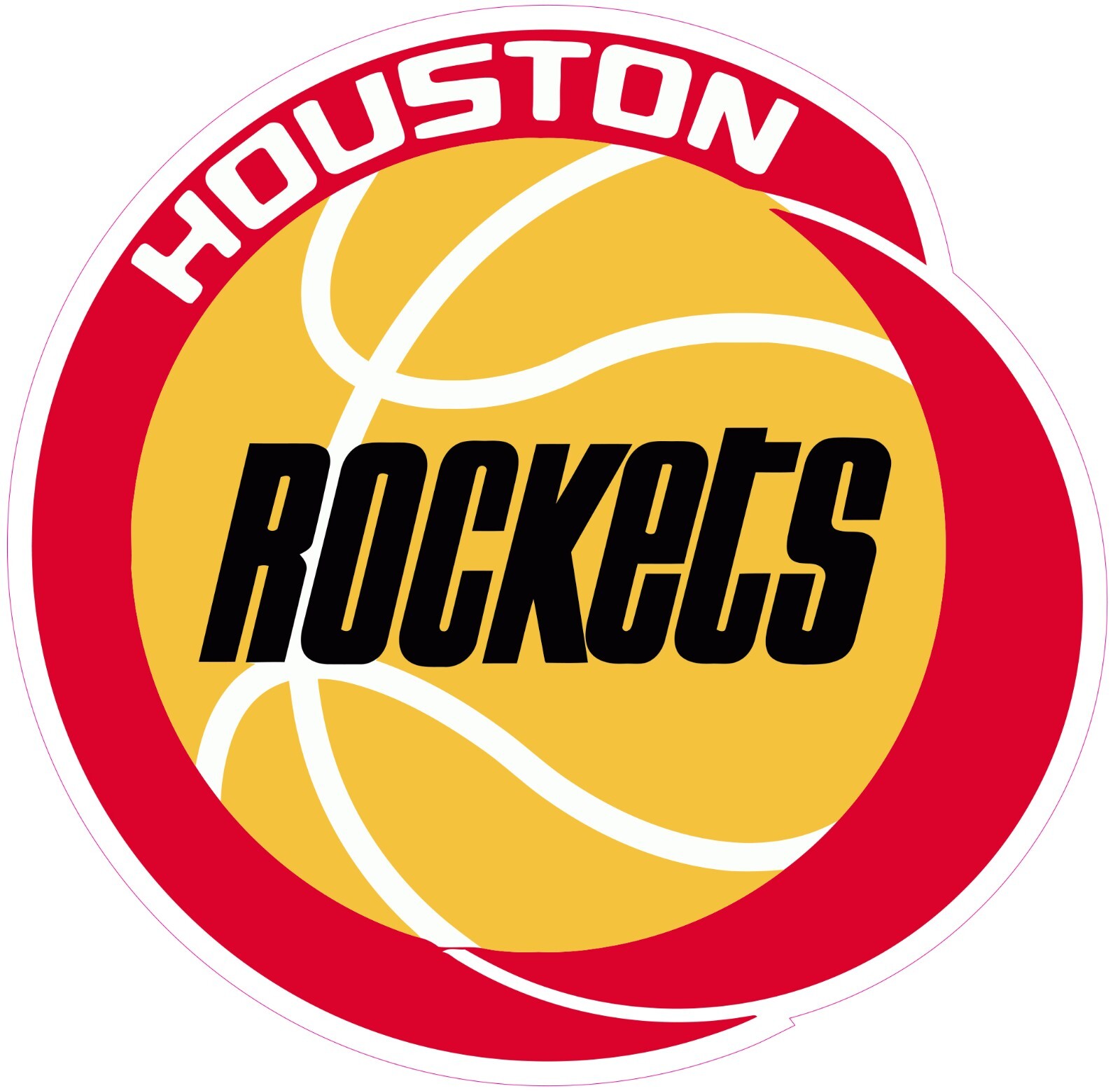 Houston Rockets Basketball Vinyl Decal Sticker Car Truck Bumper Tumbler Mug