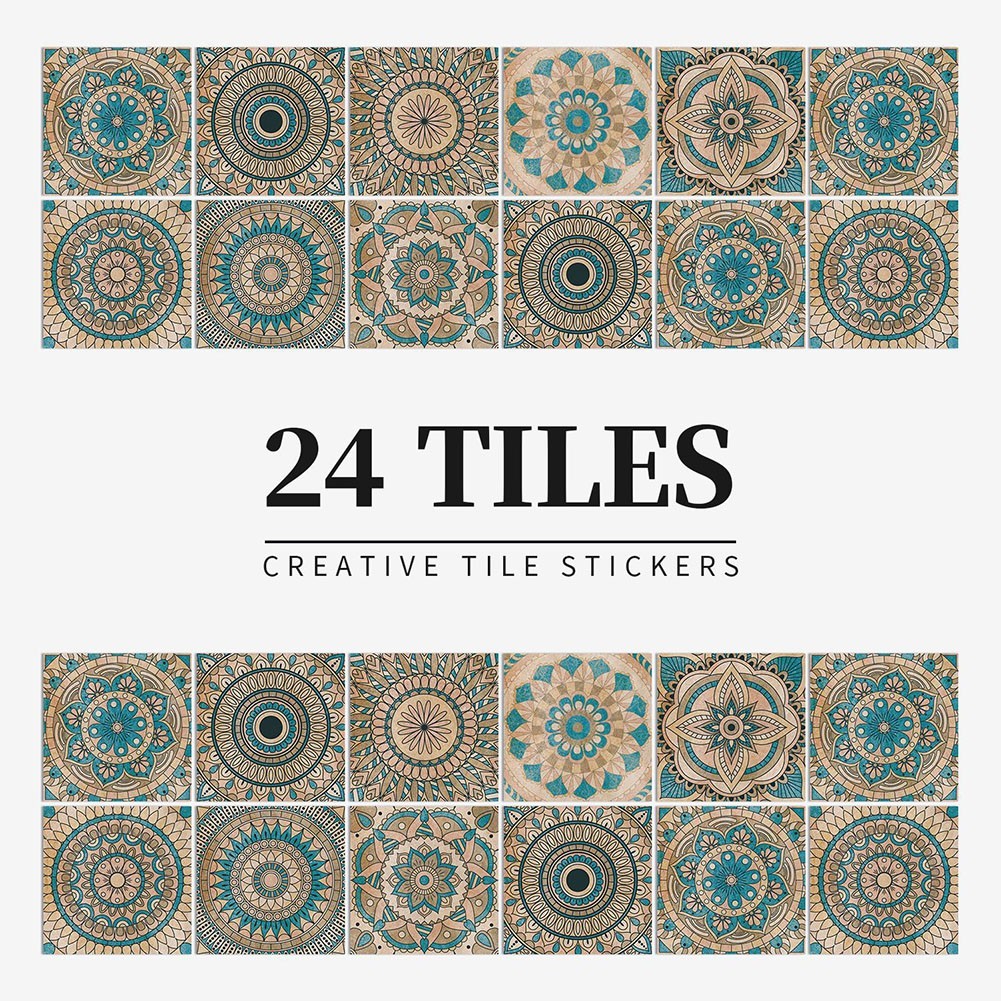 Oil Proof and Scratch Resistant for TILE Stickers for Kitchen and Bathroom Walls
