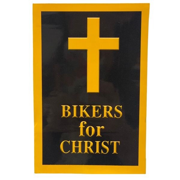 Bikers For Christ Rectangular Magnet 6″X 4″ Car Truck Fridge Decal Free Shipping
