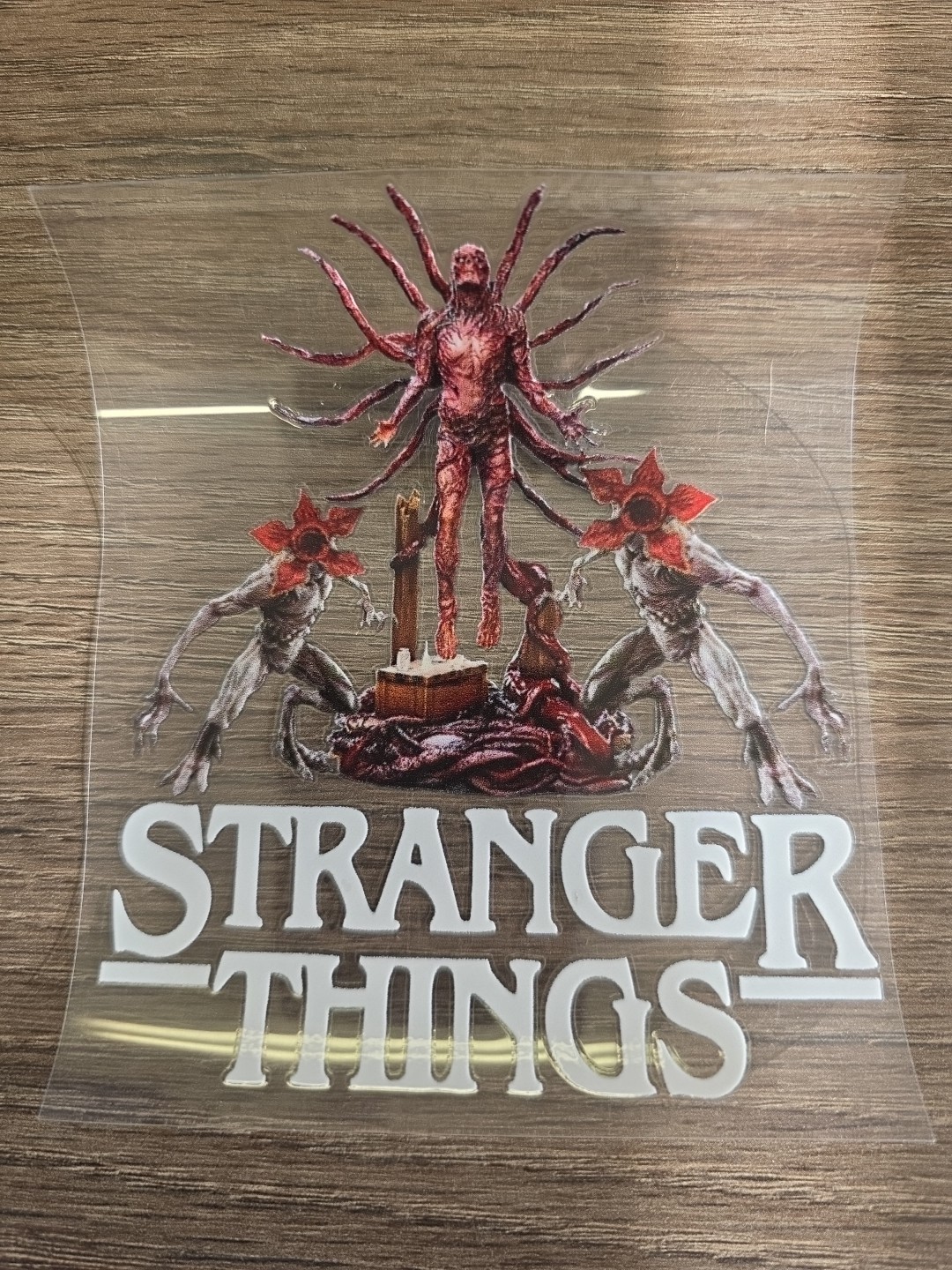 Vecna Stranger Things UV DTF Dcal Sticker Raised Waterproof Made In USA