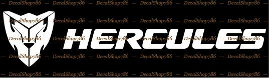 Hercules Bikes – Outdoor Sports – Bicycles – Vinyl Die-Cut Peel N’ Stick Decals