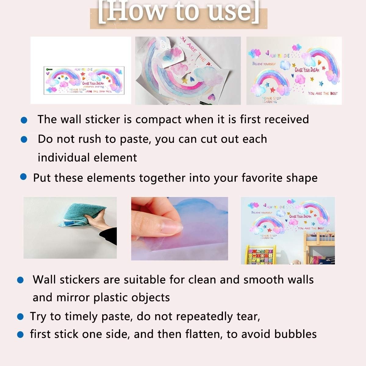 Colorful Corner Wall Stickers with Flowers and Butterflies – Easy to Install